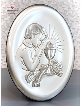 Pamiątka Pierwszej Komunii Świętej. Chłopiec.