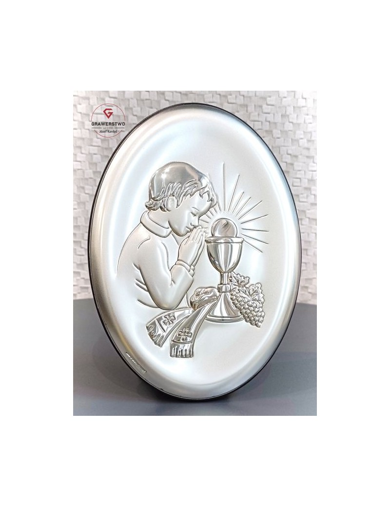 Pamiątka Pierwszej Komunii Świętej. Chłopiec.