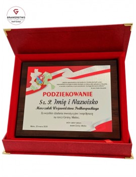 Podziękowanie dla marszałka...