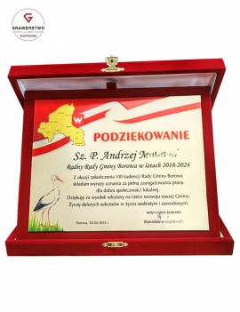 Podziękowanie dla radnych.
