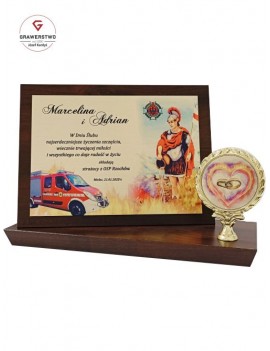 Ślub strażaka. Pamiątka /...