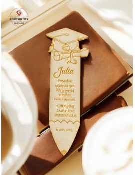 Zakładka do książki dla absolwenta.
