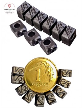 Czcionka znakująca z...