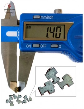 Czcionka znakująca z kanalikiem.