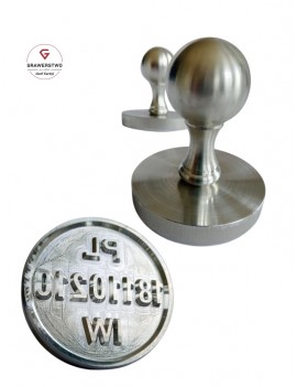 Stempel do znakowania tuszy zwierzęcej.