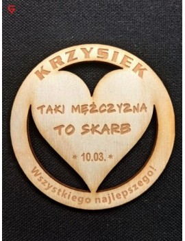 Magnes na lodówkę z okazji...