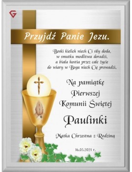 Pamiątka z okazji I Komunii...