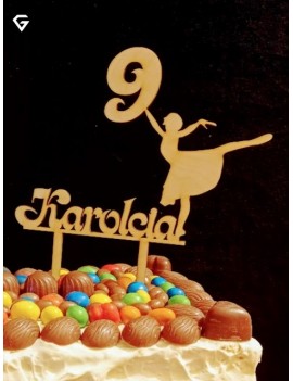 Topper na tort TANCERKA. /...