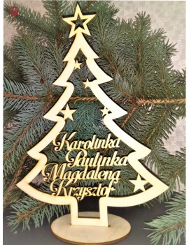 Choinka z imionami członków...
