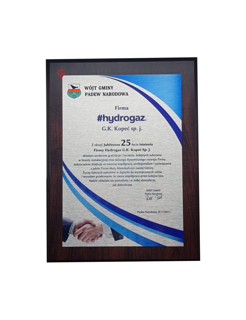 Jubileusz działalności firmy. Grawerton.